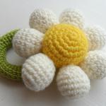 Crochet Flower Girl Baby Rattle Bouquet Choose..